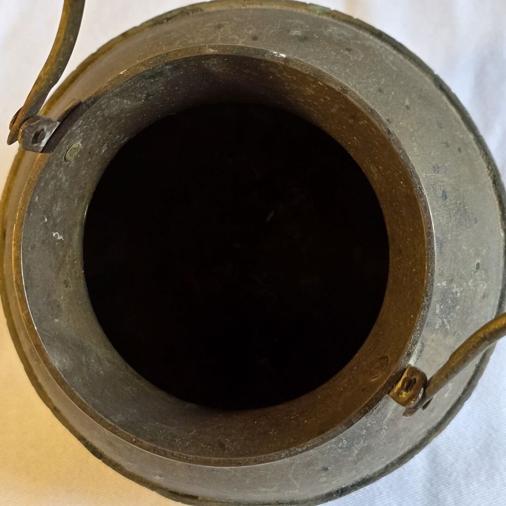 Copper Pot With Handle From India - Picture 4 of 5